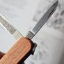 Vintage Victorinox Classic with Custom Wood handle 58mm Swiss Army Knife Keychain tool Image 3