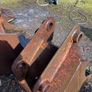 4 Original JCB 3Cx buckets, Ripper toe and wheel Image 10