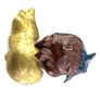 Vintage Hand painted Putto Head: Plaster Cherub Angel Image 7