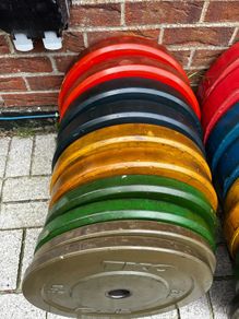 150kg full bumper Olympic weight set