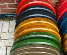 150kg full bumper Olympic weight set