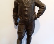 Extremely rare A J Lavergne bronze sculpture