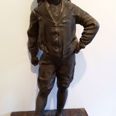 Extremely rare A J Lavergne bronze sculpture