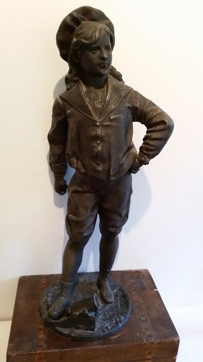 Extremely rare A J Lavergne sculpture