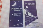 1970s Inter city sleeper timetables ( FREEPOST )