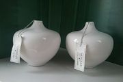 Two Tomato Vases