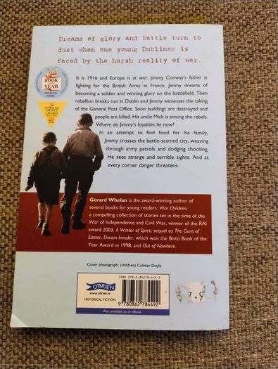 The Guns of Easter by Gerard Whelan 2016 in good condition with some signs of wear on the cover see photos FREE STANDARD POSTAGE INCLUDED