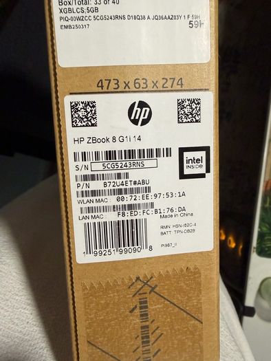 HP ZBook 8 G1i 14 inch