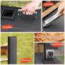 Foldable Outdoor Pizza Maker - 12" Stainless Steel Wood Pellets Oven Image 6