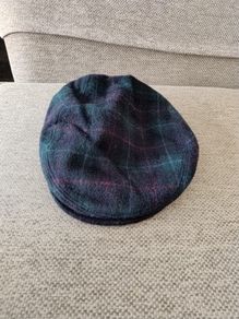 Vintage wool cashmere 55cm size flat cap in good condition with signs of wear see photos FREE STANDARD POSTAGE INCLUDED