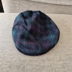 Vintage wool cashmere 55cm size flat cap in good condition with signs of wear see photos FREE STANDARD POSTAGE INCLUDED