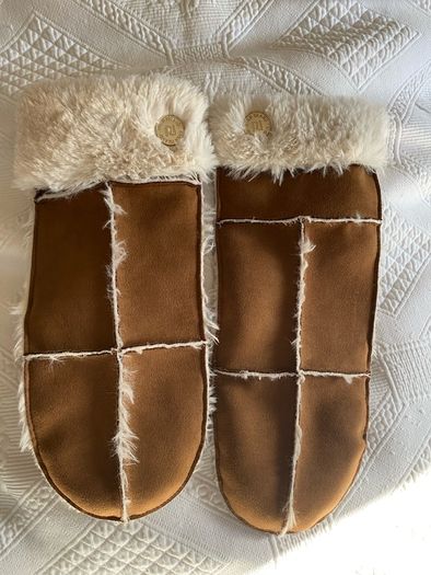 River island faux fur gloves