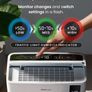 Pro Breeze 20L/Day Compressor Dehumidifier - Energy Efficient with Laundry Mode, Humidity Sensor, Carbon Air Filter for Mould, Damp & Moisture, for Home & Bedroom - WHICH? BEST BUY DEHUMIDIFIER AWARD Image 7
