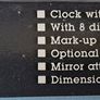 Aurora SP10a - Desk clock and Electronic Calculator  - New Old Stock Image 3