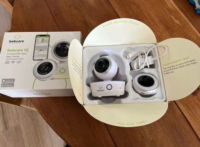 Bebcare Baby Monitor BRAND NEW IN BOX - with breathing mat, retails at 428 USD
