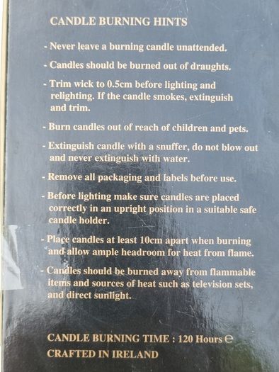 Millennium Candle released to celebrate the upcoming year 2000.