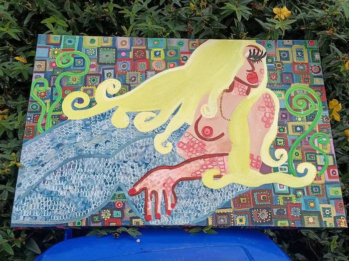 Lucia Cullinane Large Acrylic on Canvas