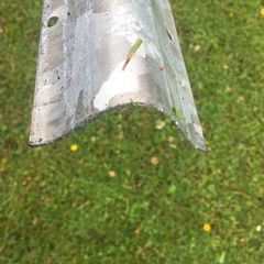 8 ft half round galvanised protective cable cover