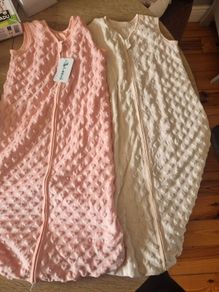 2 baby sleep bags 6-12 months