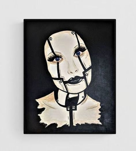 Original hand paint picture, acrylic painting by Strzala
