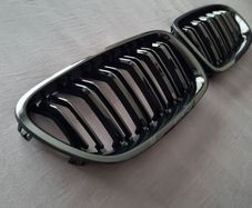 BMW 5 Series F10 F11 Gloss Black Kidney Grilles Brand New