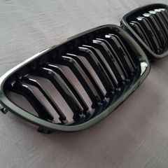 BMW 5 Series F10 F11 Gloss Black Kidney Grilles Brand New