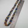 Antique African Egyptian Style MultiColor Glass Beads Necklace Image 5