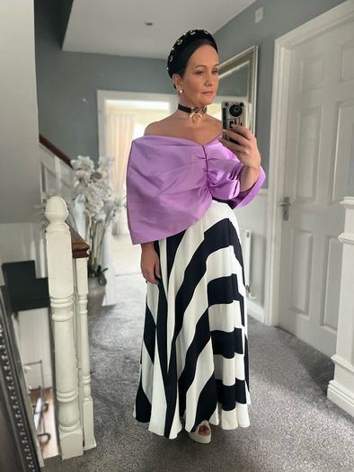 Monochrome skirt