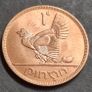 Excellent Ireland 1966 Penny 1d Coin Full Lustre Image 2