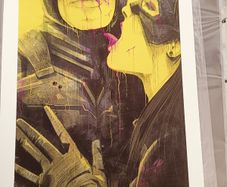 Batman Catwoman Limited Edition Giclee print by Marie Bergeron