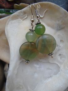 Fluorite earrings,Gemstone jewellery.,Drop earrings