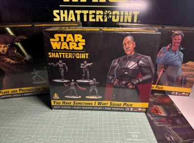 Star Wars Shatterpoint Squad Packs - New & Sealed