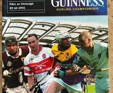 2001 Galway v Derry & Limerick v Wexford - GAA Senior Hurling Quarter Final Programme