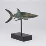 Great White Shark (32cm) - Patinated Bronze Image 5