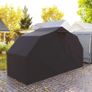 Outdoor Motorcycle Shelter Tent with Oxford Fabric Cover, 2 Windows Image 4