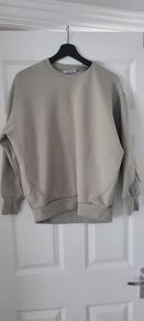 Penneys oversized jumper sage/olive green size XS