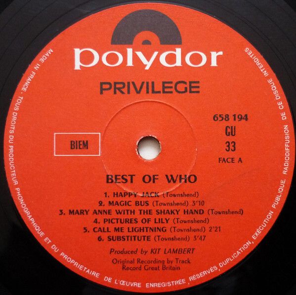 Who  Best Of The Who