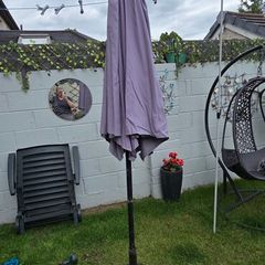 Garden umbrella and stand