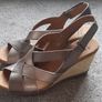 Clarks shoes / Clarks Leather Wedges. Size 6 Image 9