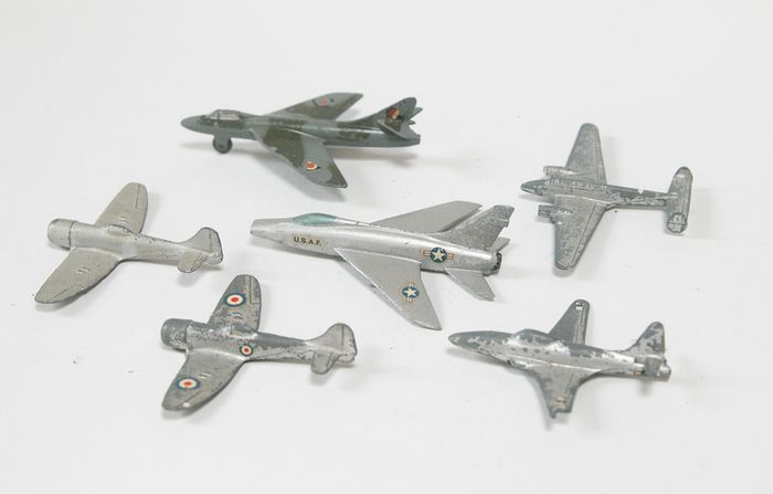 Vintage Dinky and Tekno die-cast planes