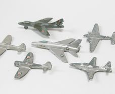 Vintage Dinky and Tekno die-cast planes