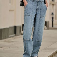 Pull& bear utility/ carpenter straight jeans