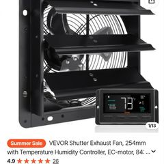 vevor shutter fan