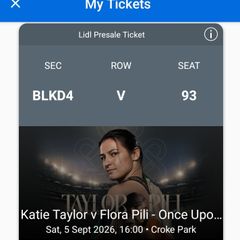 Katie Taylor Ticket