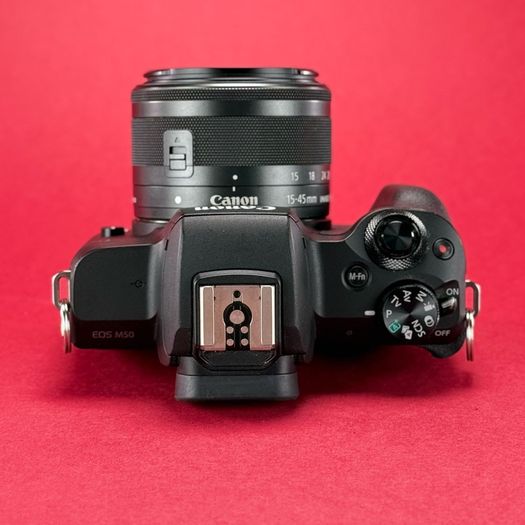 Canon EOS M50 Mirrorless Digital Camera with EF-M 15-45mm Lens