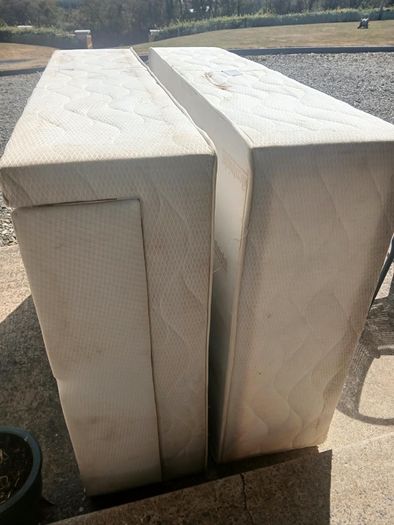 King size storage divan and pine headboard