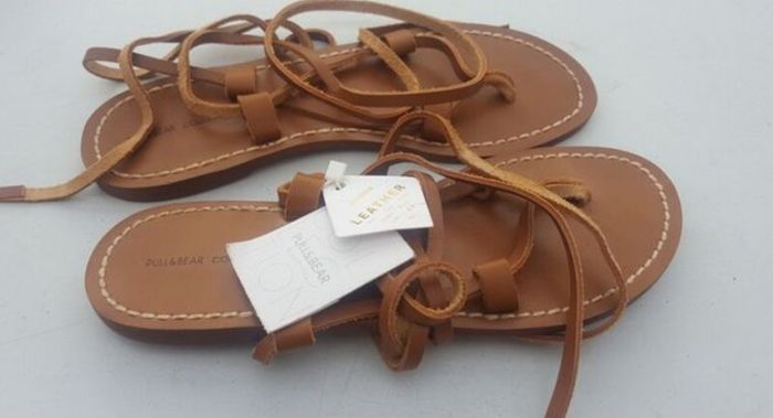 NEW Leather Lace Sandals