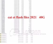 CAT Caterpillar ET 2023A Software Full Version one  PC - 10 Bit Password Unlock + 2021 Flash Files Support send 64G USB drive