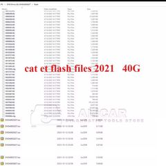CAT Caterpillar ET 2023A Software Full Version one  PC - 10 Bit Password Unlock + 2021 Flash Files Support send 64G USB drive