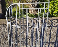 Wrought iron single gate